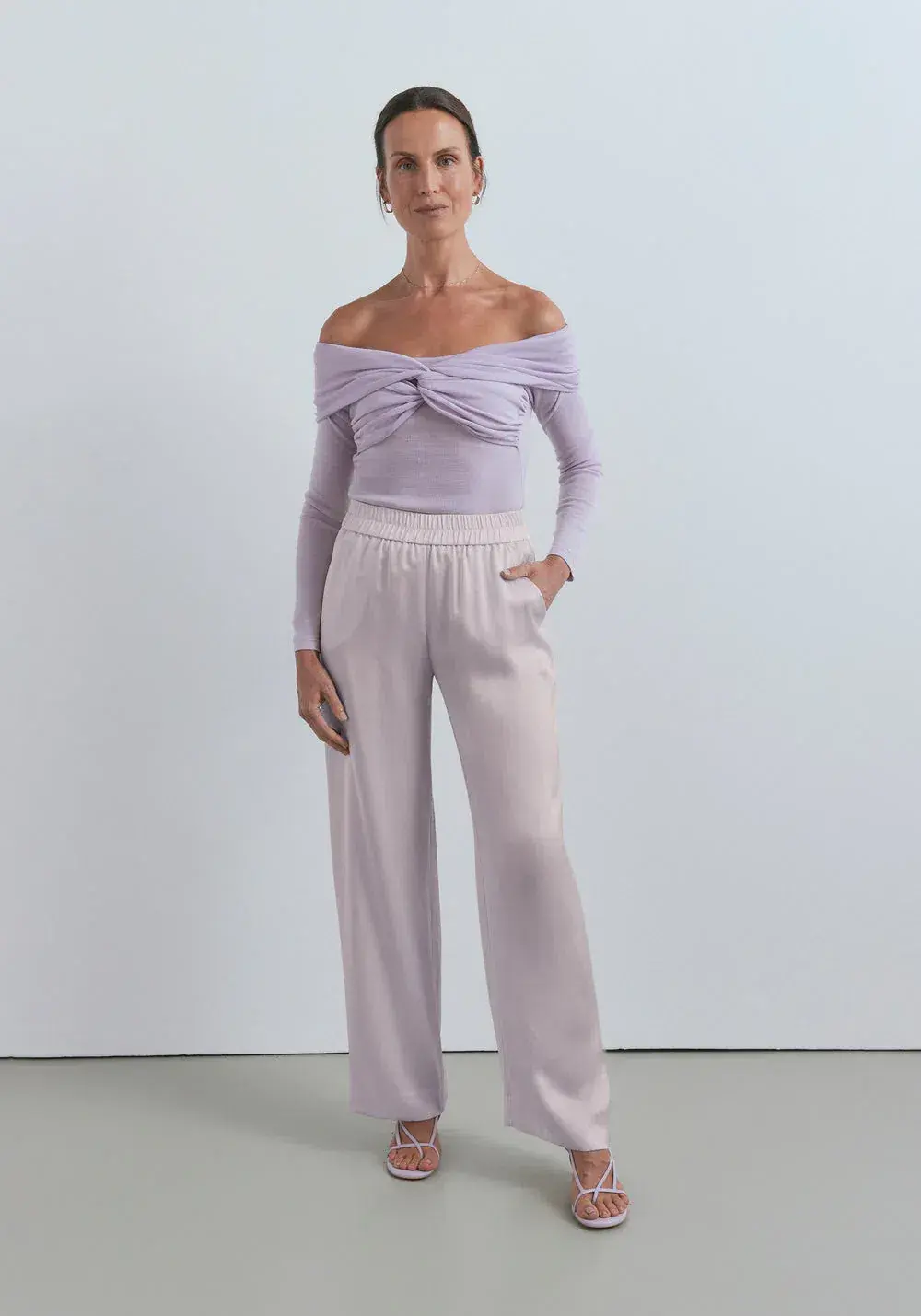 Viktoria and Woods Pilot Pants in Lavender Size 1 / AU 8 for rent on The Volte - main image