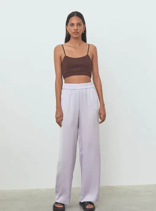 Viktoria and Woods Pilot Pants in Lavender Size 1 / AU 8 for rent on The Volte - main image
