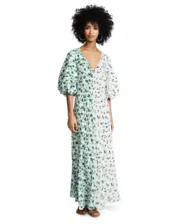 Lee Mathew’s Eloise Contrast Dress Print Size 0/ Au 6 for rent on The Volte - image 1