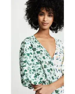 Lee Mathew’s Eloise Contrast Dress Print Size 0/ Au 6 for rent on The Volte - image 2