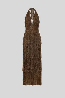 Sheike Galaxy Dress Bronze Size 6 for rent on The Volte - image 3