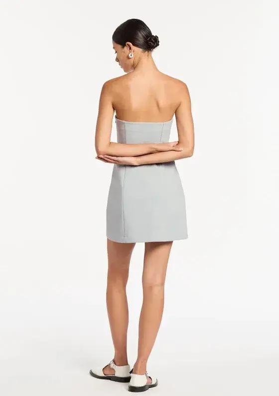 Sir The Label Sandrine Mini Dress Ice Blue Size 10 for rent on The Volte - main image