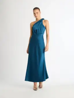 Sheike Naomi Maxi Dress in Blue Size 16