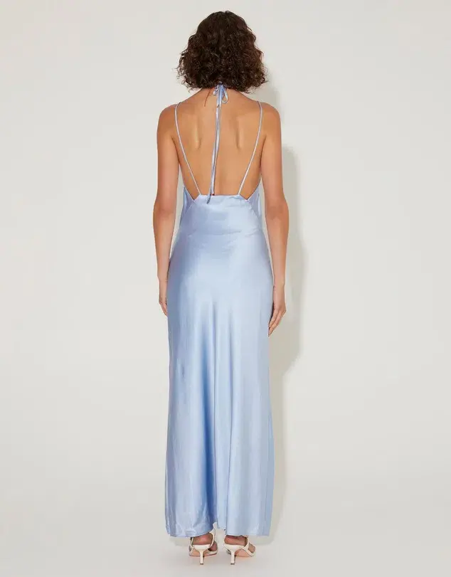 Hansen & Gretel Delphine Dress Cornflower Blue Size S/ AU 8 for rent on The Volte - main image