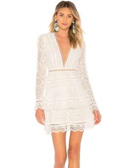 Zimmermann Bayou Tiered Swirl Dress Ivory Size 10