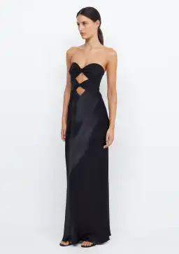 Bec & Bridge Halle Strapless Dress Black Size AU 8 for rent on The Volte - image 1