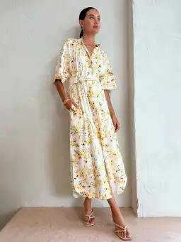 Significant Other Maia Midi Dress Floral Size 10