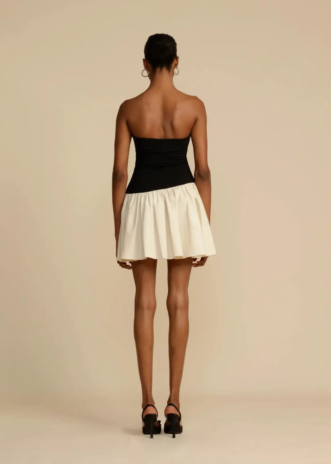 Arcina Ori Celine Mini Dress Black/White Size XS / AU 6 for rent on The Volte - main image
