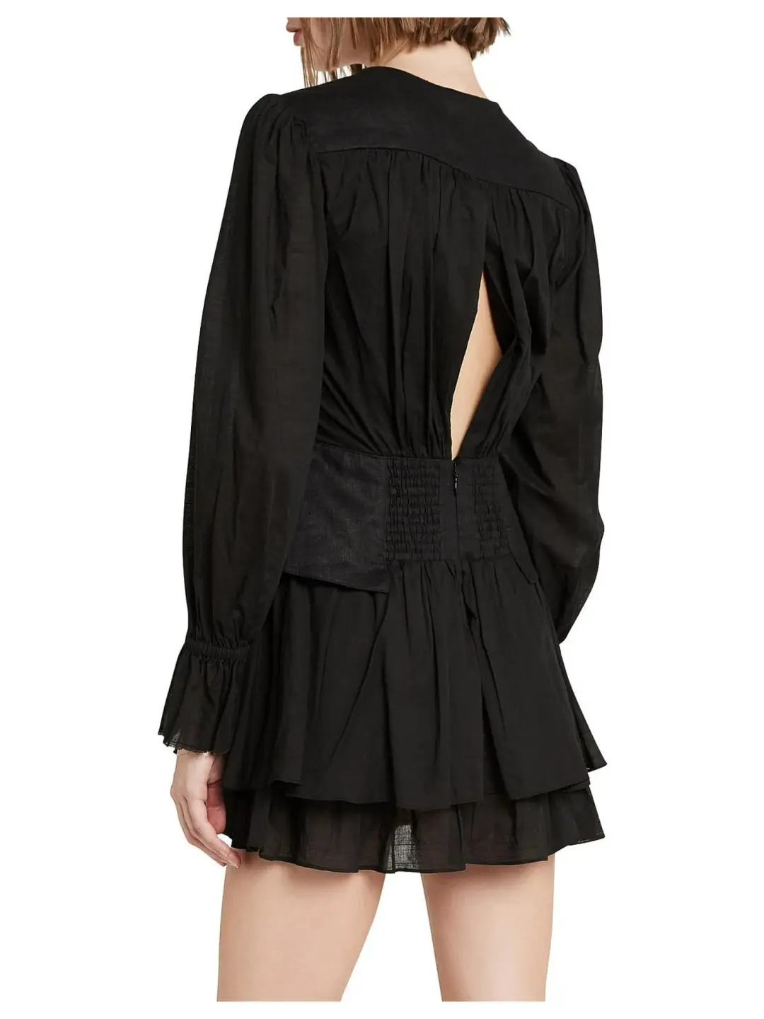 Aje Hanneli Dress in Black Size AU 10 for rent on The Volte - main image