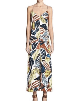 Manning Cartell Tropical Paradise Silk Slip Dress Print Size 8 for rent on The Volte - image 1
