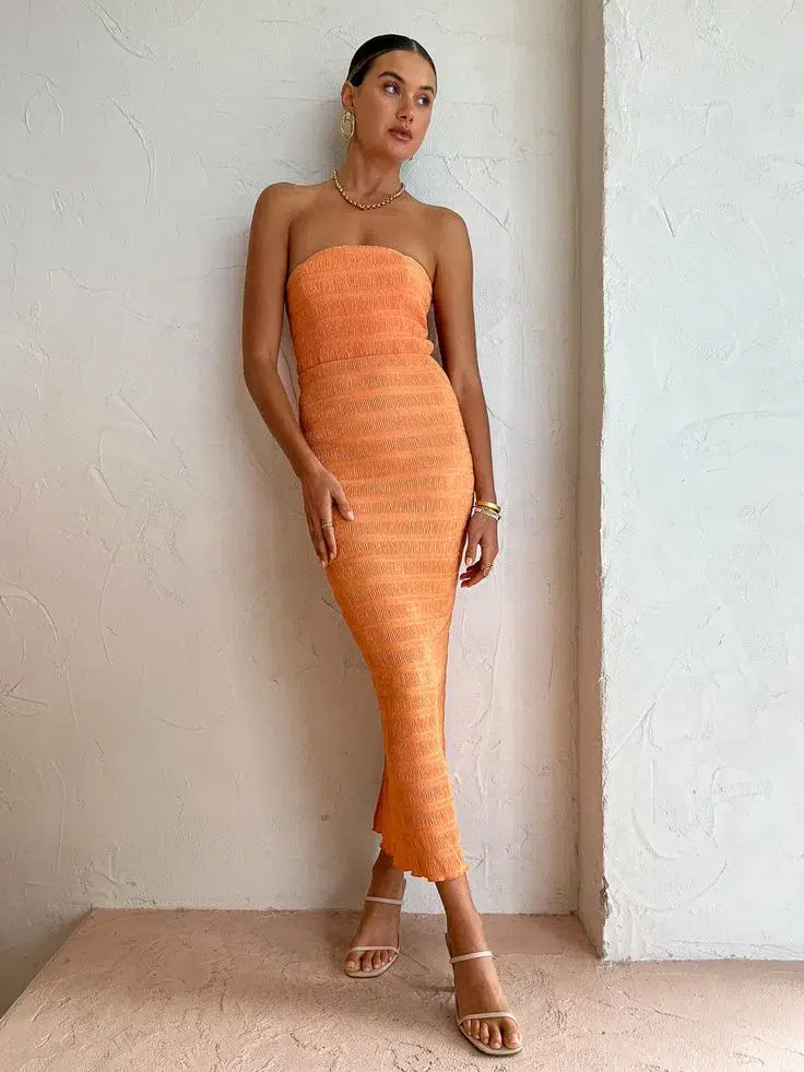 Lidee Aurore Gown in Sunset Size 14 for rent on The Volte - main image