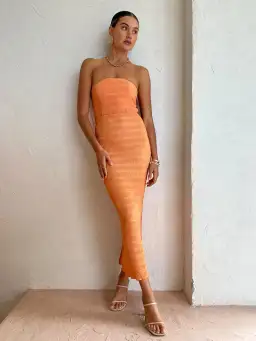 Lidee Aurore Gown in Sunset Size 14 for rent on The Volte - image 1