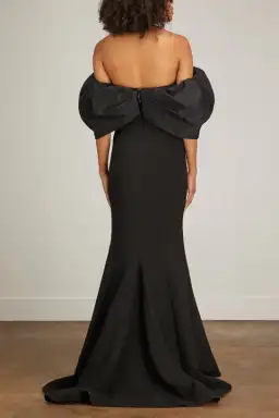 Rachel Gilbert Viola Gown Black Size 12 for rent on The Volte - image 3