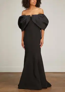 Rachel Gilbert Viola Gown Black Size 12 for rent on The Volte - image 1