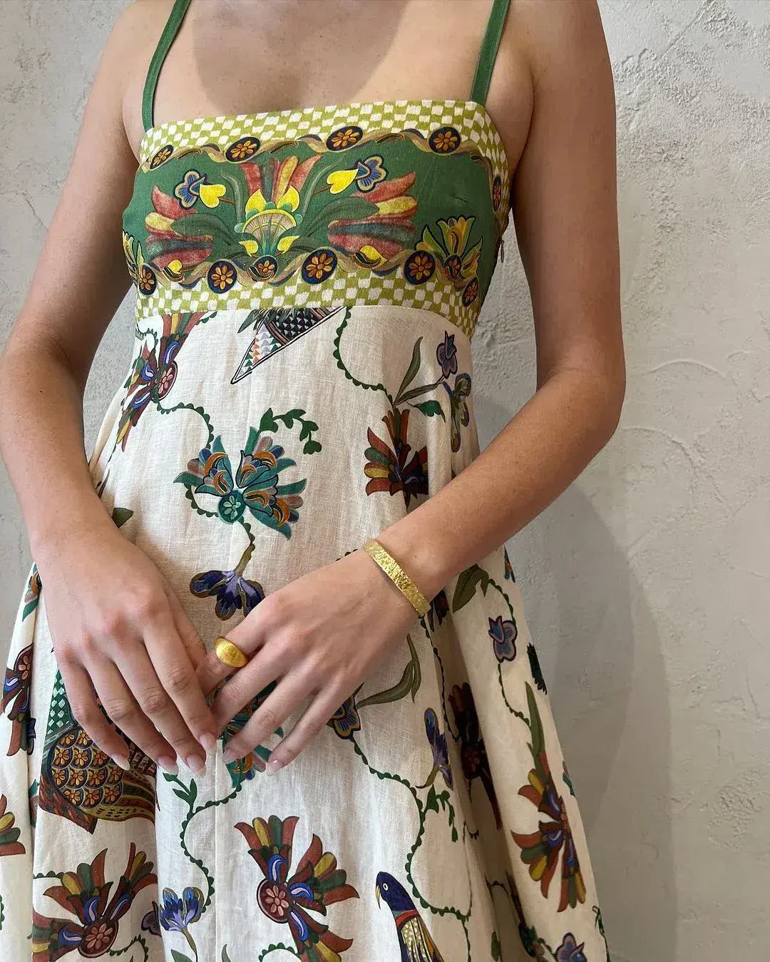 Alemais Birdie Sundress In Multi Size 12 - Image 2