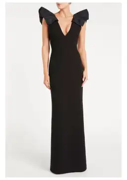 Rebecca Vallance Katie Gown in Black Size 10 for rent on The Volte - image 1