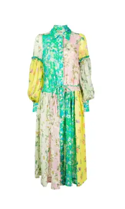 Alemais Kenzie Patchwork Shirtdress Multi Size 16 for rent on The Volte - image 5