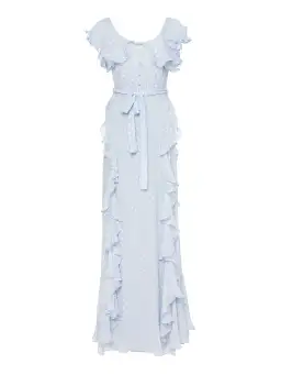 Alice McCall Moon Talking Gown in Blue Size AU 10 for rent on The Volte - image 4