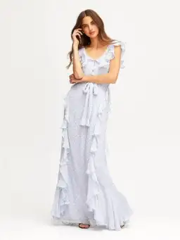Alice McCall Moon Talking Gown in Blue Size AU 10 for rent on The Volte - image 1