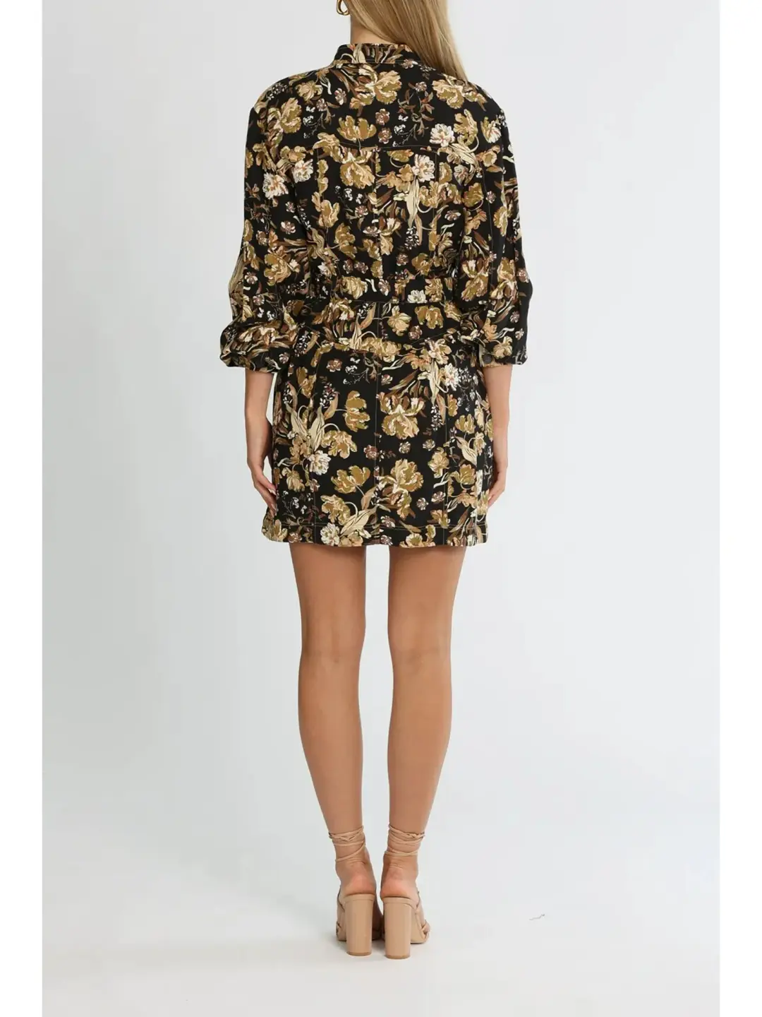 Shona Joy Palermo Panelled Mini Dress in Multi Size AU 14 for rent on The Volte - main image