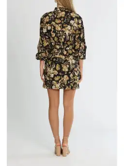 Shona Joy Palermo Panelled Mini Dress in Multi Size AU 14 for rent on The Volte - image 3