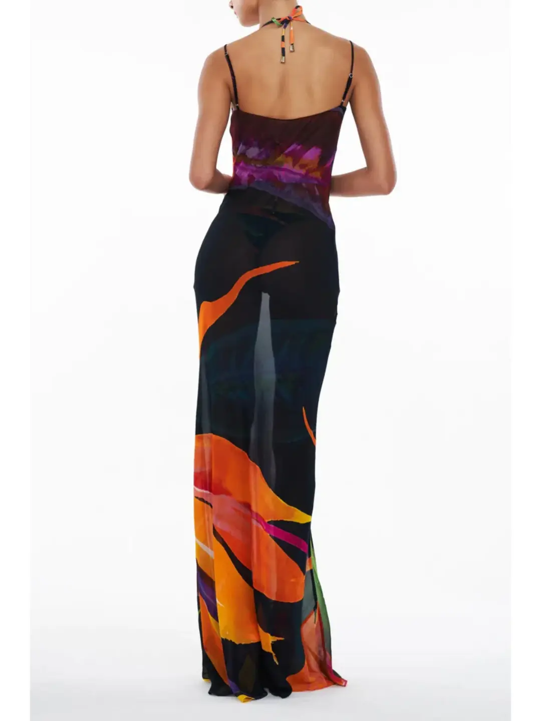 Rat & Boa Calypso Dress Bird of Paradise Print Size Small / AU 8 for rent on The Volte - main image