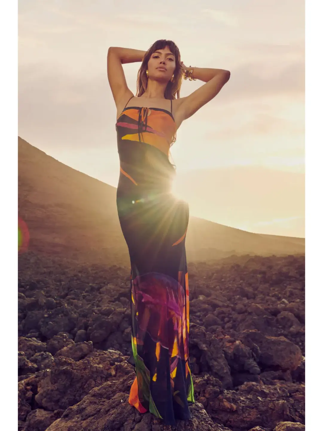 Rat & Boa Calypso Dress Bird of Paradise Print Size Small / AU 8 for rent on The Volte - main image