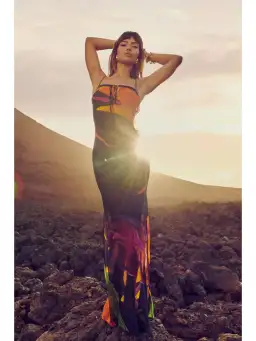 Rat & Boa Calypso Dress Bird of Paradise Print Size Small / AU 8 for rent on The Volte - image 1