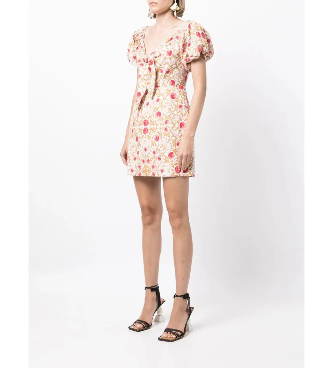 Rebecca Vallance Catania O/S Mini Dress Floral Size 10 for rent on The Volte - main image