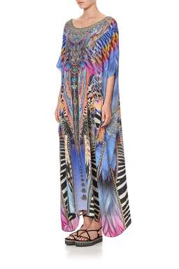 Camilla 'Love On The Wing' Round Neck Kaftan