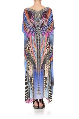 Camilla 'Love On The Wing' Round Neck Kaftan