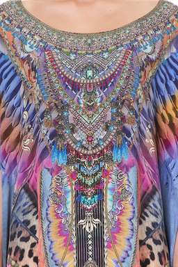 Camilla 'Love On The Wing' Round Neck Kaftan