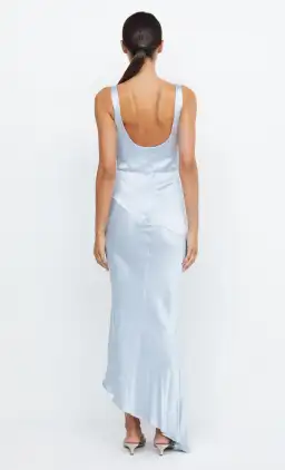 Bec & Bridge Moon Dance Cowl Dress Dusty Blue Size 10 for rent on The Volte - image 3