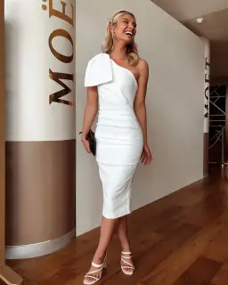 Sheike Verona Dress White Size 16