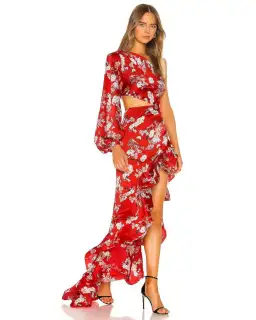 Bronx and Banco Tokio Gown Red Size 10