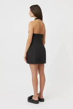 Camilla and Marc Petra Halterneck Mini Dress in Black Size 6 for rent on The Volte - image 4