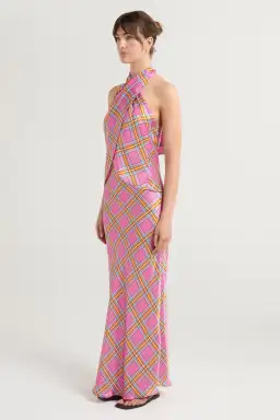 Steele Marcela Top and Cassidy Skirt Set Pink Check Size S / AU8 for rent on The Volte - image 1