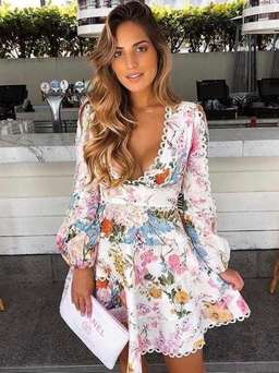 Zimmermann Heathers Flounce Mini Dress Floral Print Size 8 for rent on The Volte - image 4