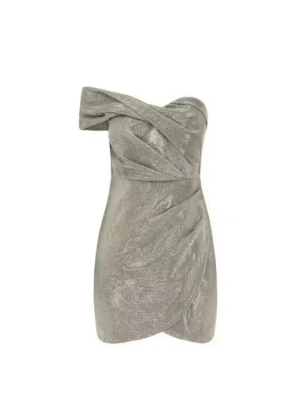 Sheike Cosmic Dress Silver Size 8 for rent on The Volte - main image