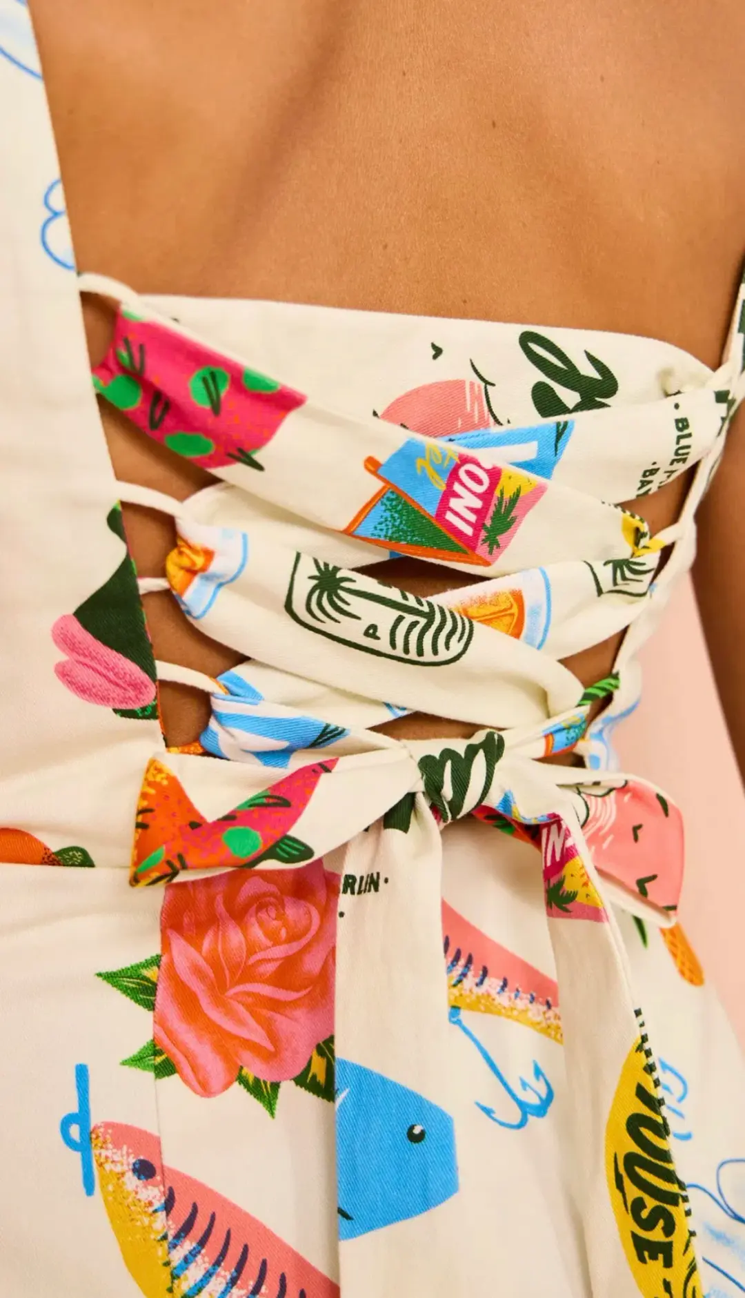 Alemais Samaki Mini Dress Multi Size 12 for rent on The Volte - main image