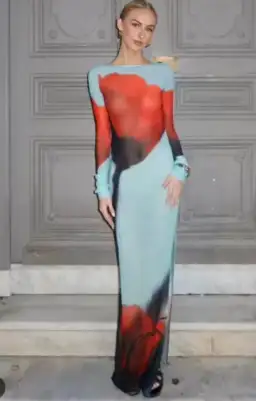 Rat & Boa Santino Mesh Dress Floral Size 10 for rent on The Volte - image 3