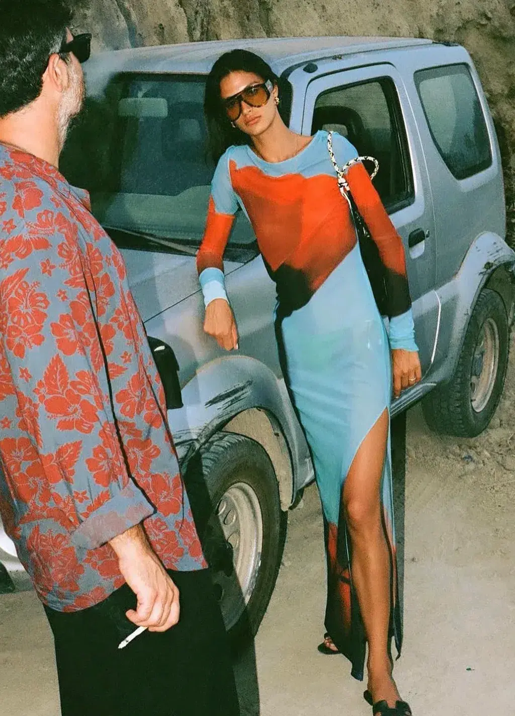 Rat & Boa Santino Mesh Dress Floral Size 10 for rent on The Volte - main image