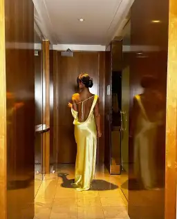 Hansen and Gretel Emmery Dress Lemon Size XS / AU 6 for rent on The Volte - image 5