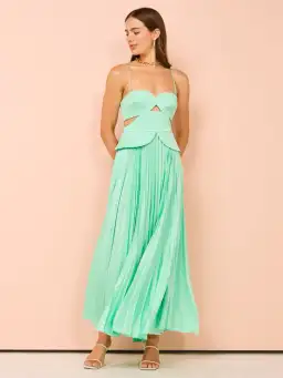 Acler Atholton Midi Dress Arctic Mint Size 12 for rent on The Volte - image 2