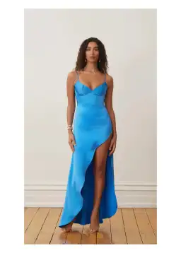 Arcina Ori Amari Dress Blue Size 10 for rent on The Volte - image 1