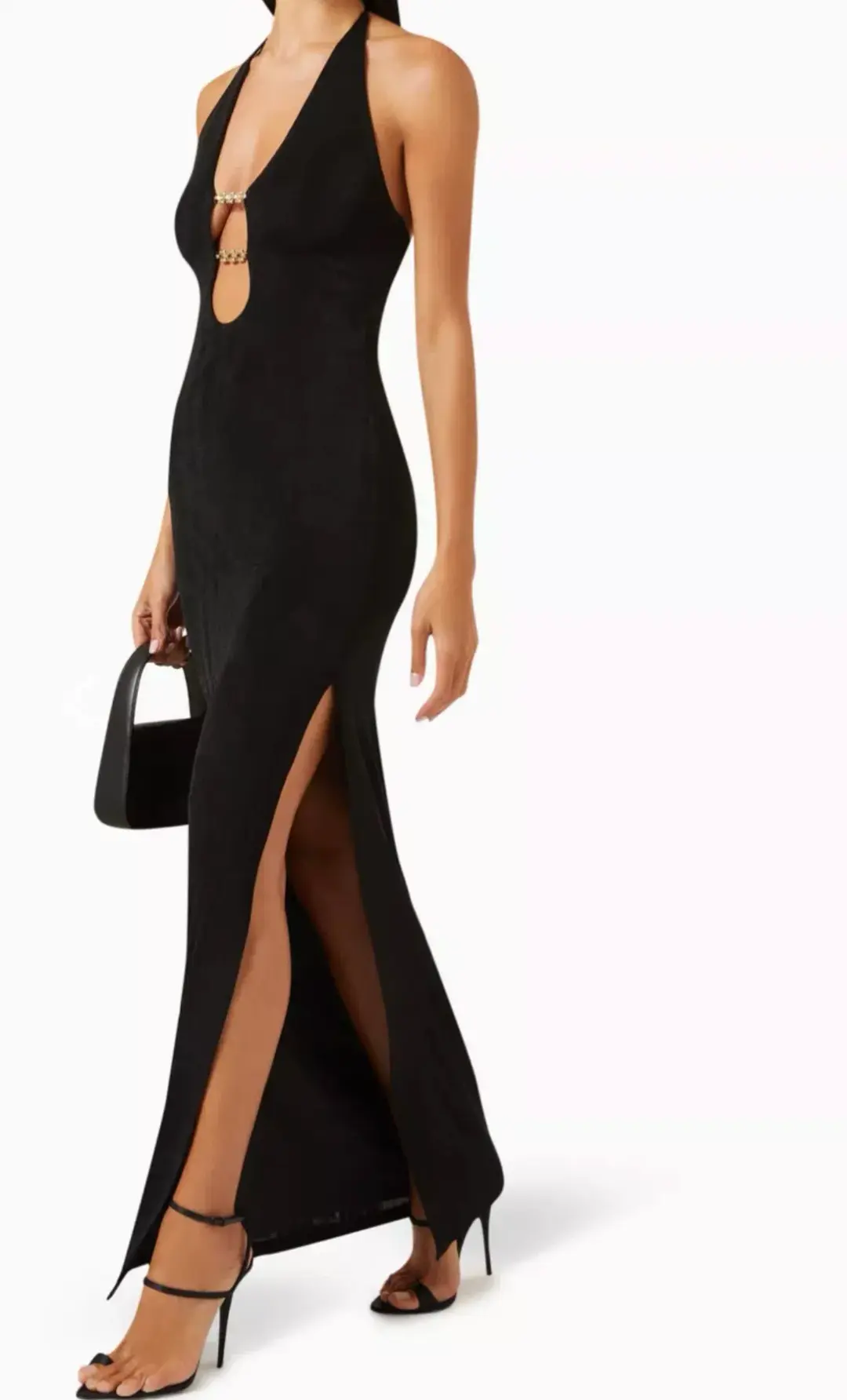 Misha Yesenia Gown Black Size 6/XS for rent on The Volte - main image