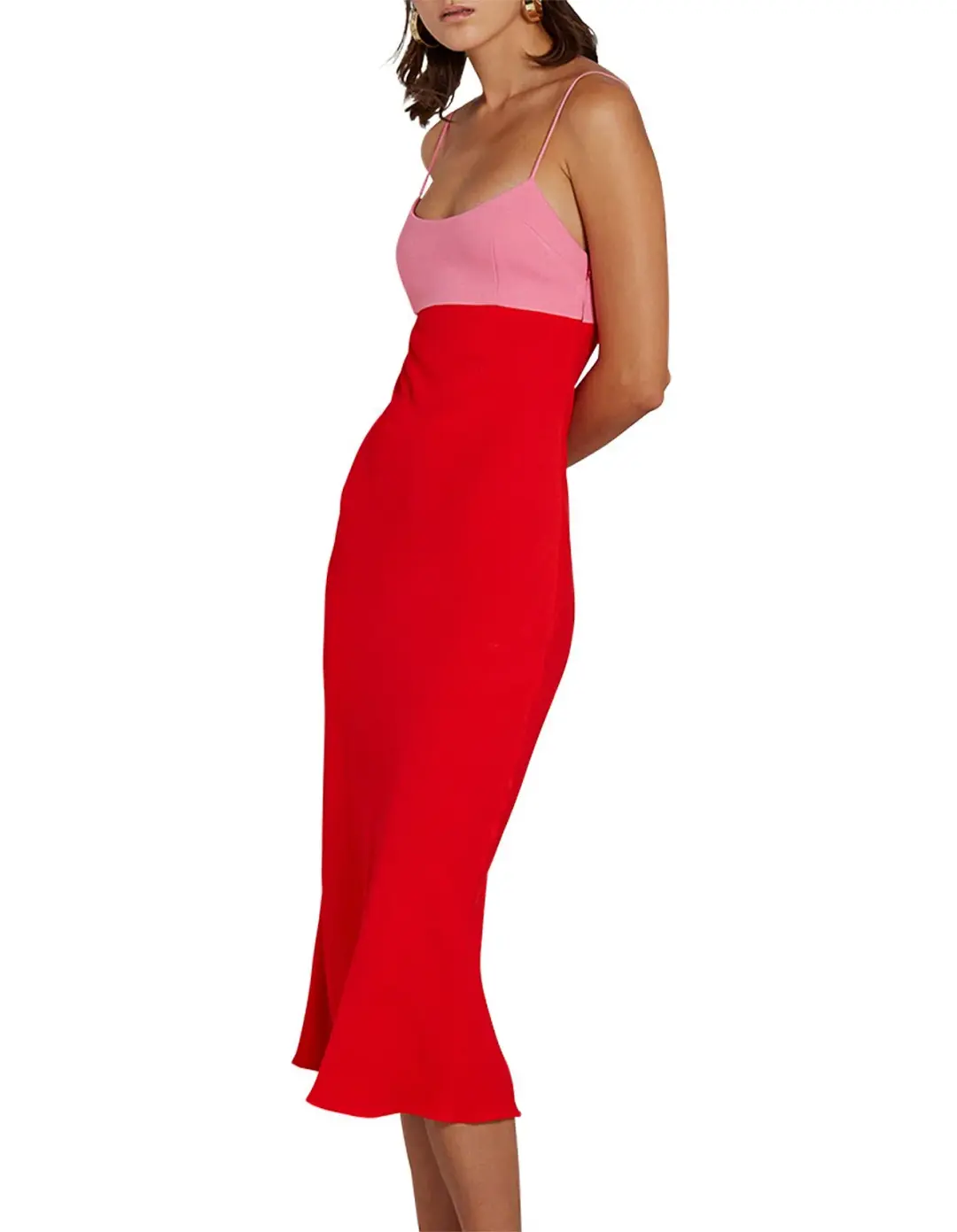 By Johnny Zinnia Slip Midi Dress Multi Size 6 for rent on The Volte - main image