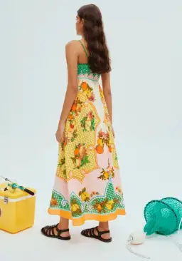 Alemais Lemonis Sundress Multi Print Size 12 for rent on The Volte - image 2