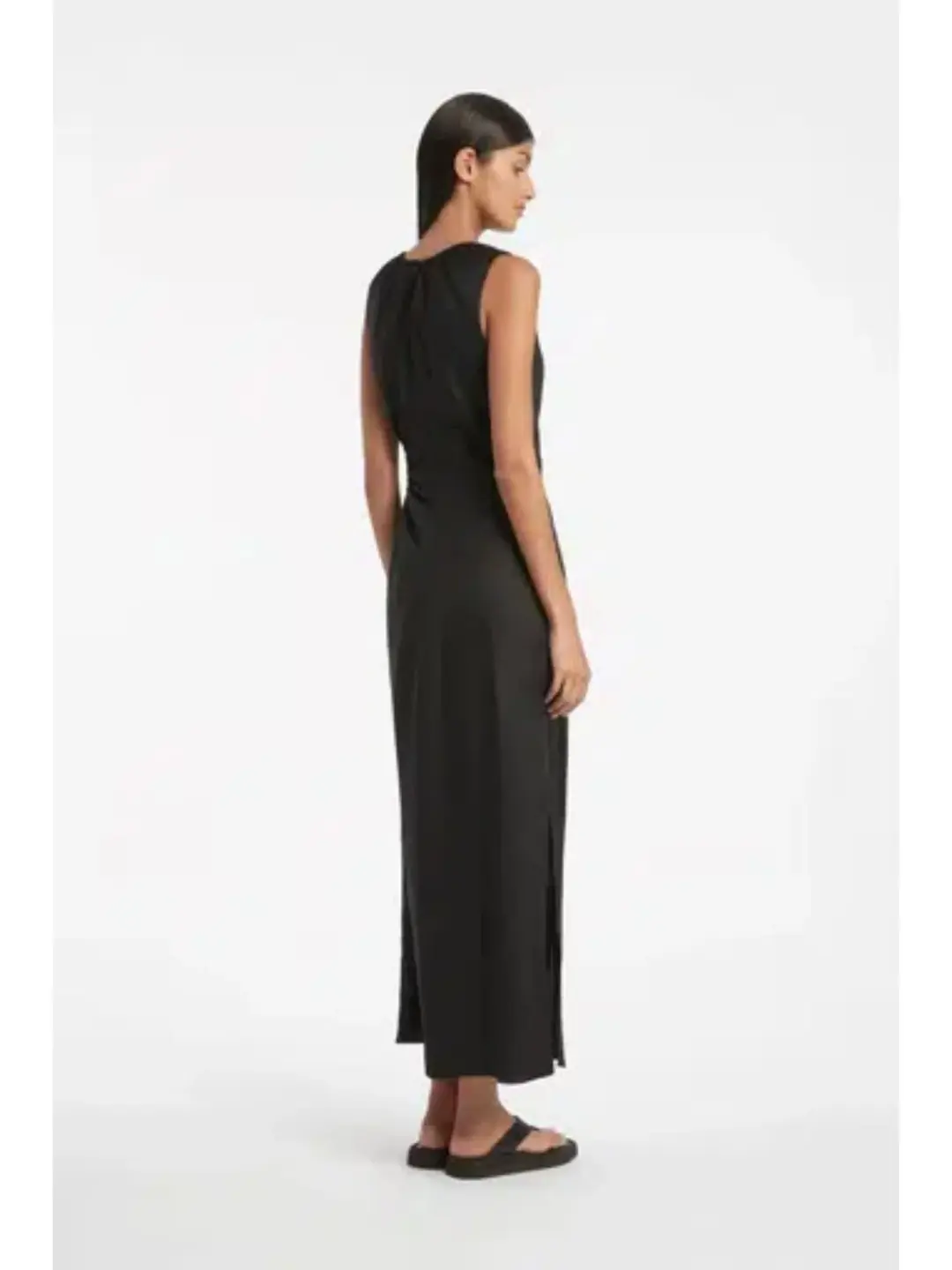Sir The Label Blanche Cut Out Dress Black Size 2 / AU 10 for rent on The Volte - main image