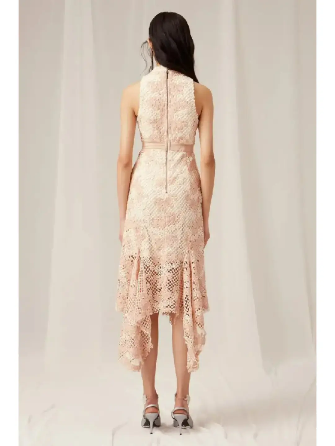 Keepsake No Air Lace Dress Pink Size AU 6 for rent on The Volte - main image